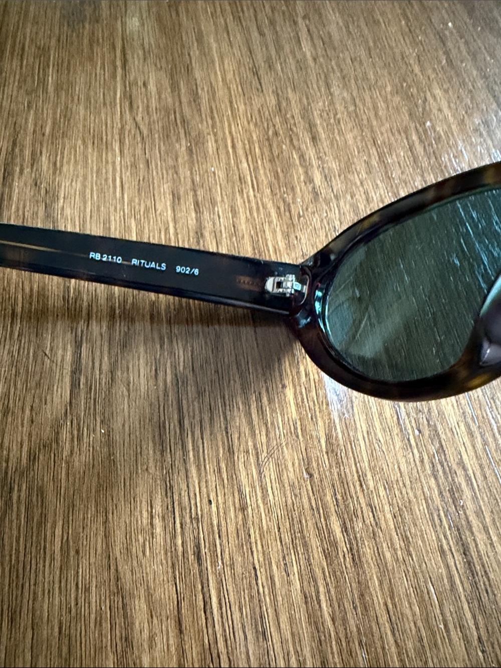 Ray-Ban Tortoiseshell Oval Sunglasses - women - Picture 3 of 3